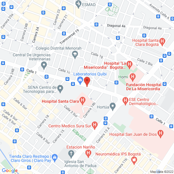 Mapa de Importadora Mazda Repuestos