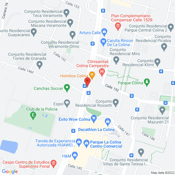 Mapa de Importadora Mega Equipos S.A.S.