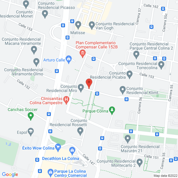 Mapa de Industrias Placol Ltda.