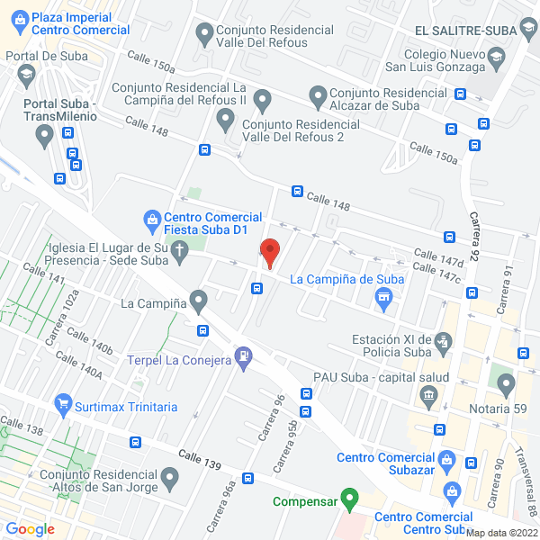 Mapa de Jairo Peñaloza A Y Cía. Ltda.