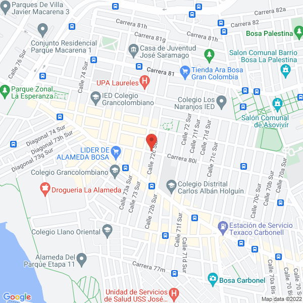 Mapa de Jees Equipamiento Y Servicios Ltda.