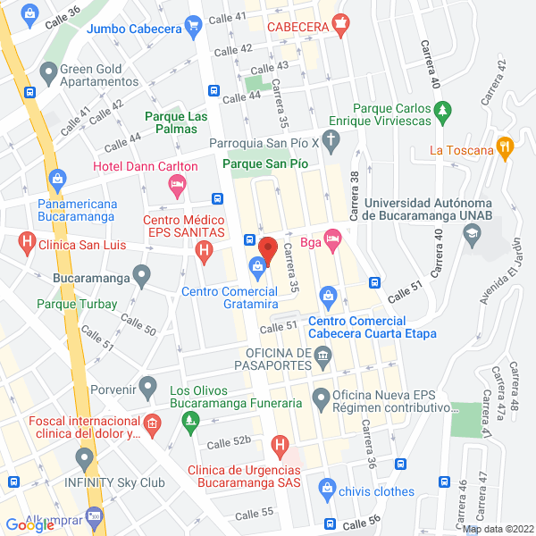 Map of Jhc Nutrición Y Estética