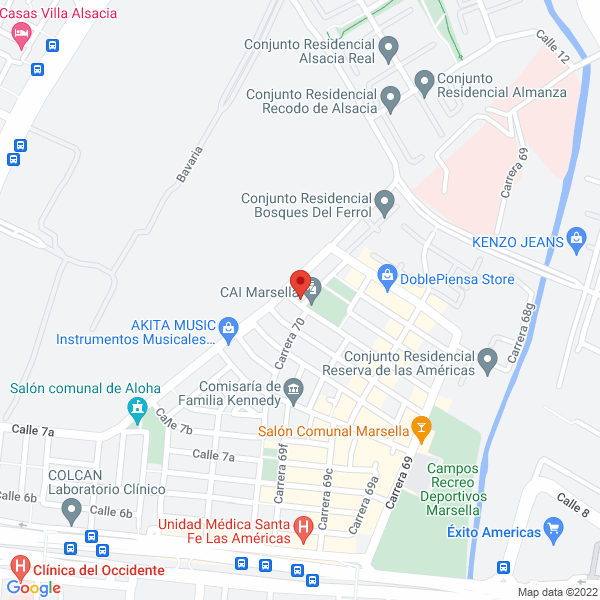 Mapa de Jiménez Internacional Ltda.