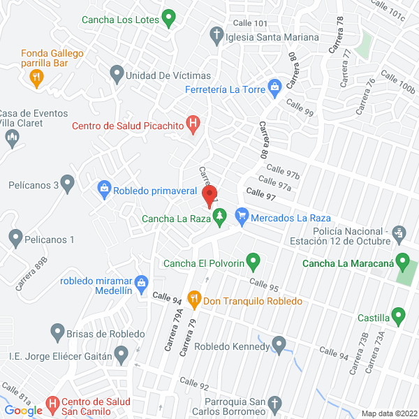 Mapa de Jj Reparaciones