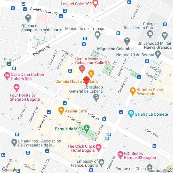 Mapa de Jmc Inversiones E.U.