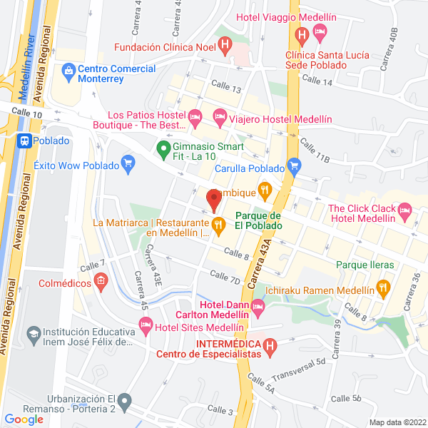 Mapa de Juan Ruíz Diseño Interior