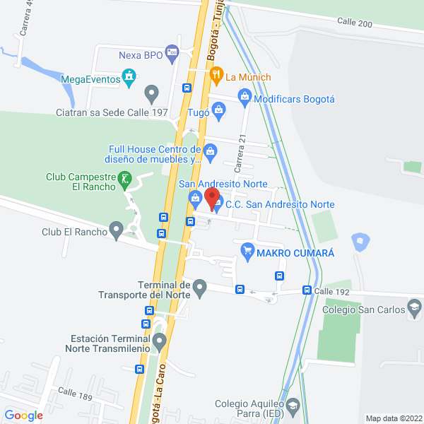 Mapa de Juguetería San Diego