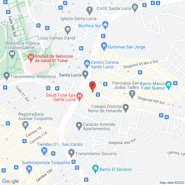 Mapa de Kensor Ltda