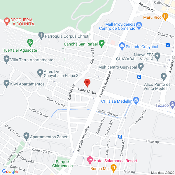 Mapa de La Casita Reluciente