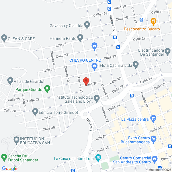 Map of La Clínica Del Clutch