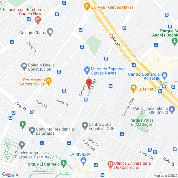 Mapa de La Colorada S.A.