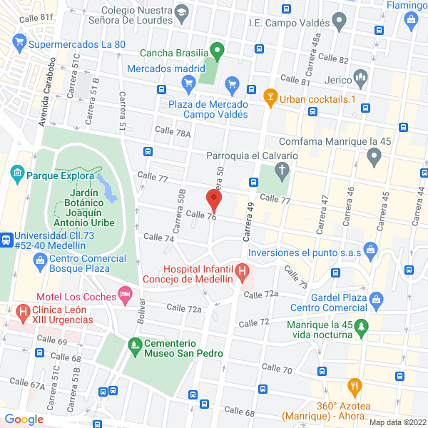 Mapa de La Confianza