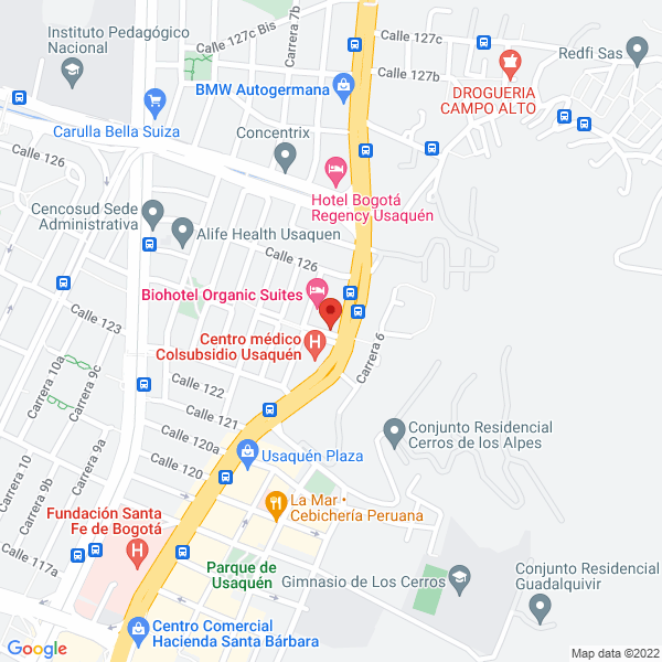 Mapa de La Ecotienda