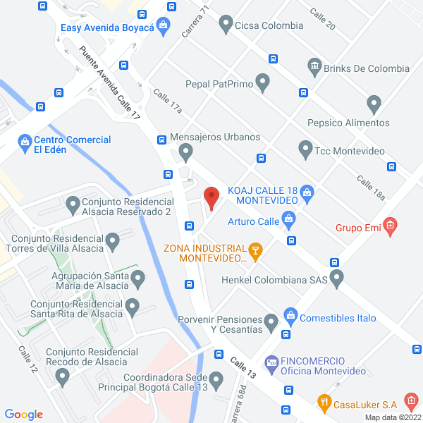 Mapa de La Posada Stek House