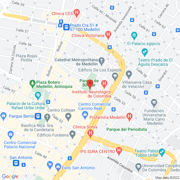Mapa de Laboratorio Clínico Del Oriente