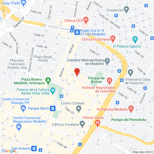 Mapa de Licuadoras Y Ventiladores Bitagüí