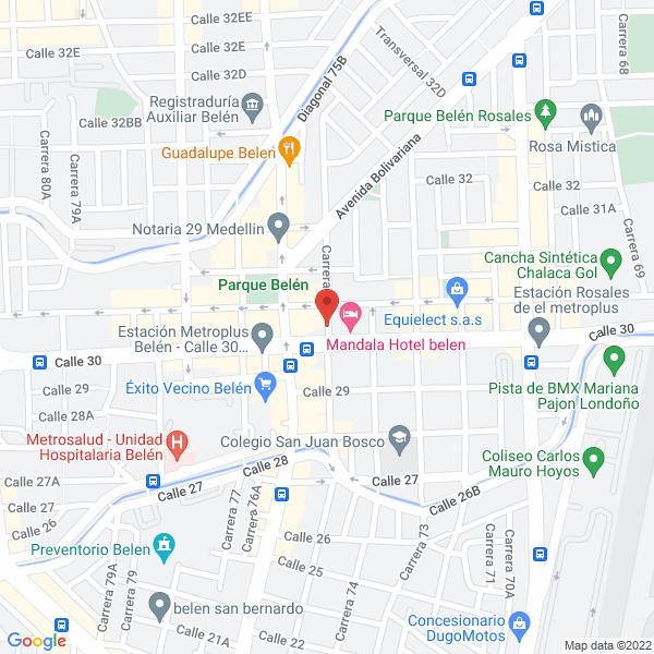 Mapa de Linea A