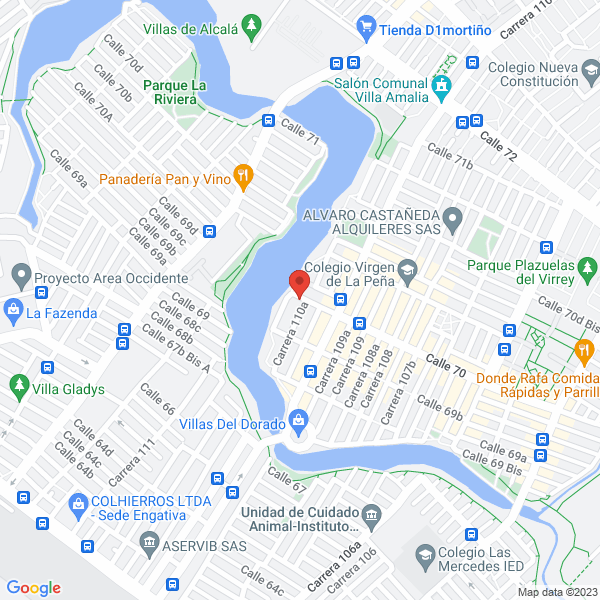 Mapa de Linea Internacional De Muebles Diseñados S.A.S.