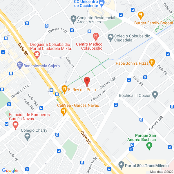 Mapa de Link Representaciones S.A.S.