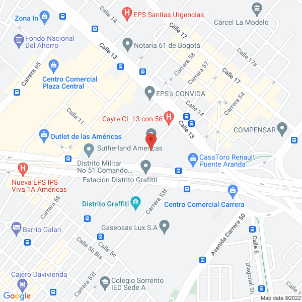 Mapa de Maderplast S.A.