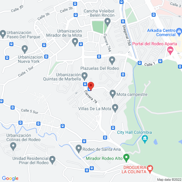 Mapa de Magna Comunicaciones