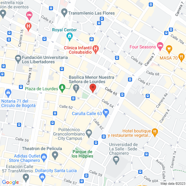 Mapa de Oficina De Cobranzas María Consuelo Acosta