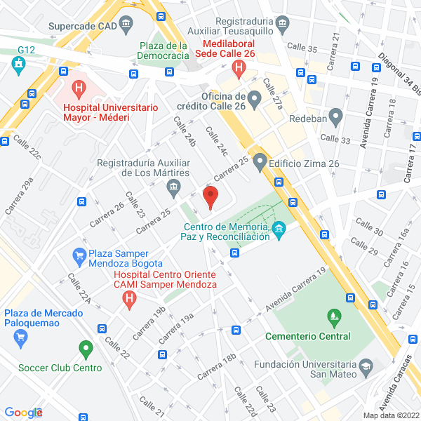 Mapa de Origen Promocional S.A.S.