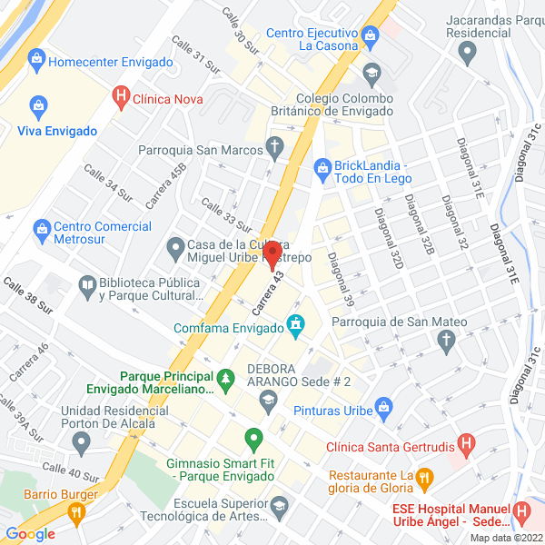 Mapa de Pulpas Santa Lucia