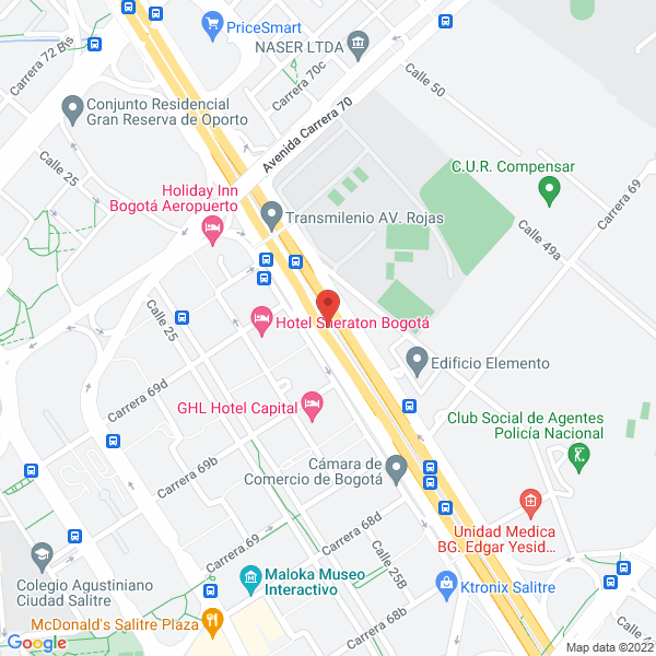 Mapa de Pulsa De Colombia S.A