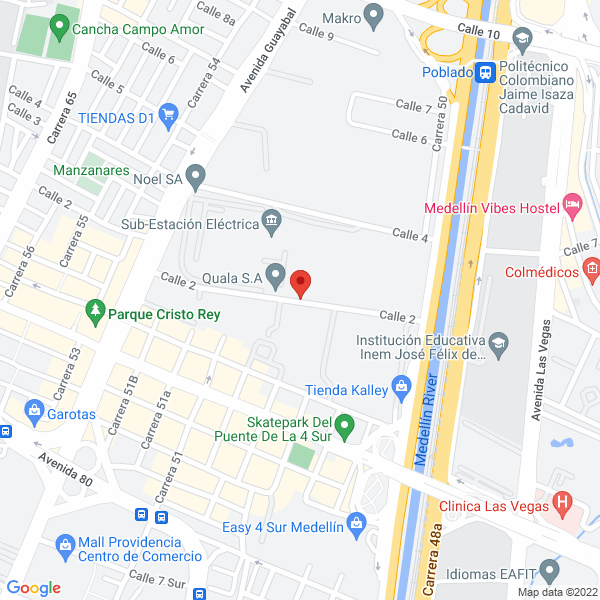 Mapa de Puro Fuzion Restaurante