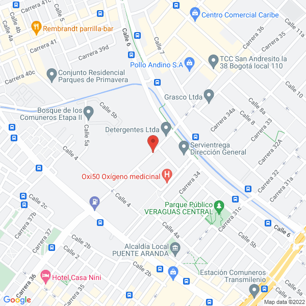 Mapa de Pv Metálicas Ltda