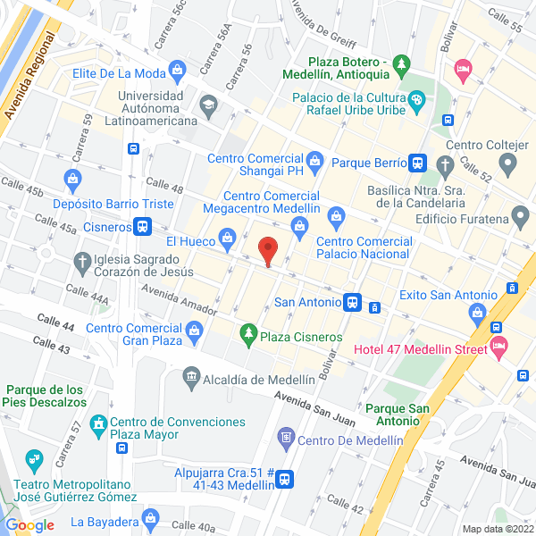 Mapa de Pya Accesorios