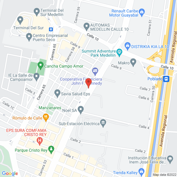 Mapa de Químicos Y Químicos S.A.