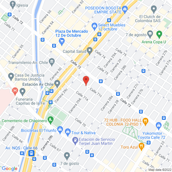 Mapa de Quimlec Ltda