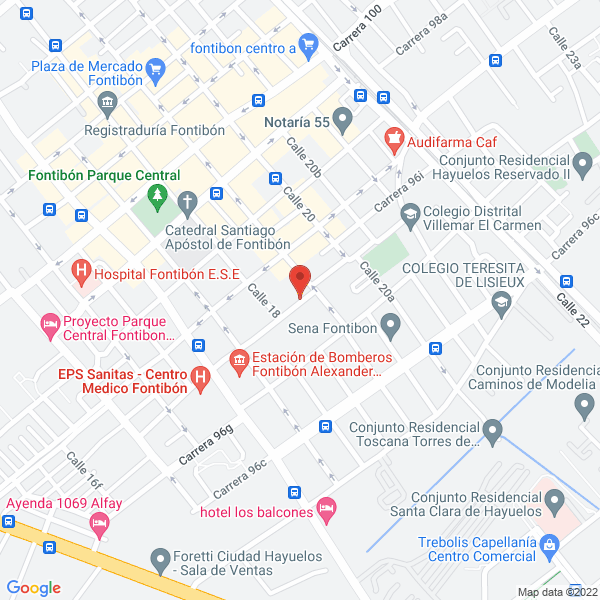Mapa de Quirurgicos Henmar Ltda.