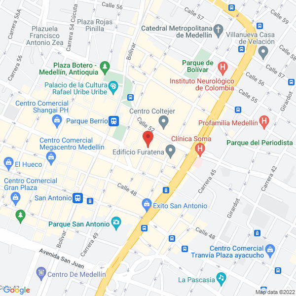 Mapa de R Y S Administración P.H S.A.S.