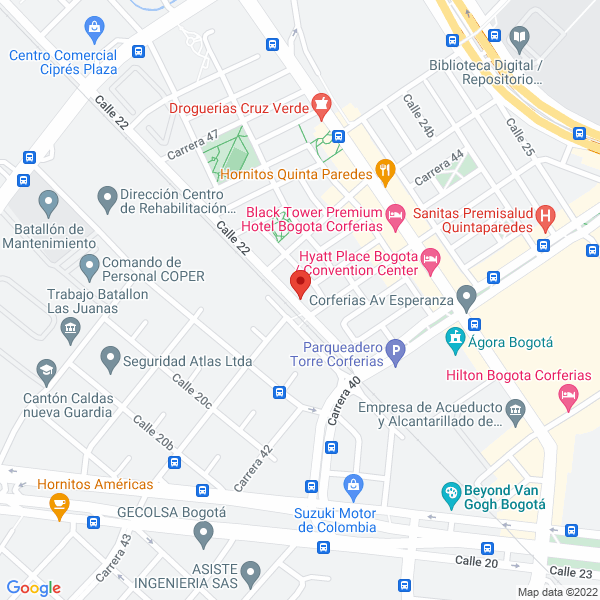 Mapa de R&M Consulting S.A.S.