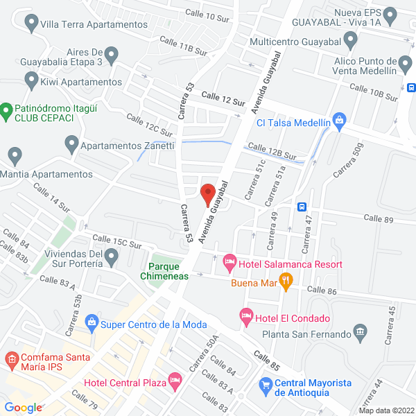 Mapa de R.E.R. Tienda Servimoto
