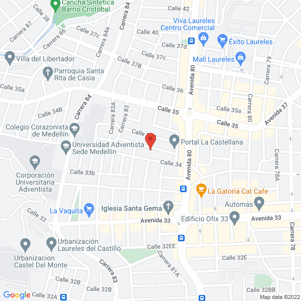Mapa de R.O.R. Ingeniería S.A.