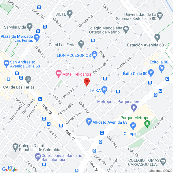Mapa de R.S. Formaleta Metática