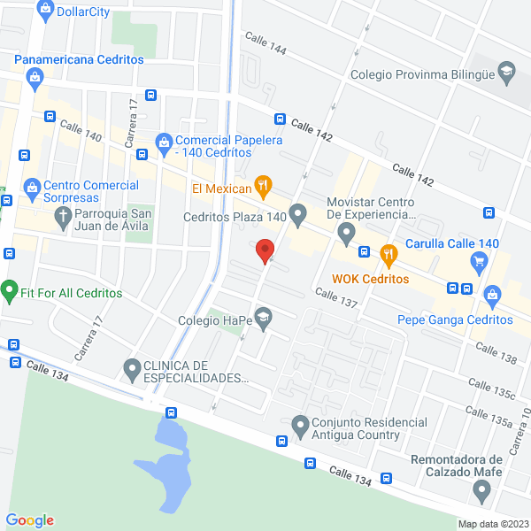 Mapa de Raúl Peña Y Asociados S.A.S.