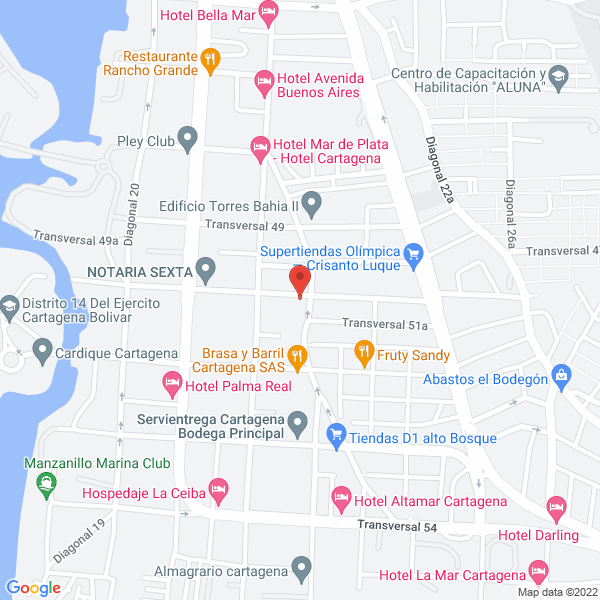 Map of Rcl Cargo Transportes S.A.