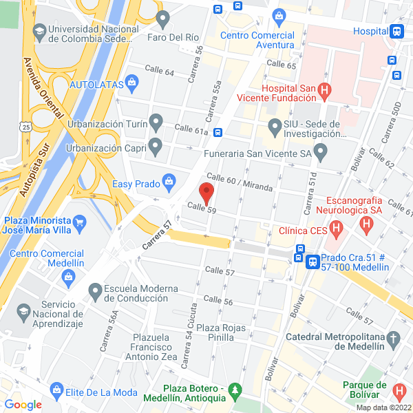 Mapa de Refriantioquia