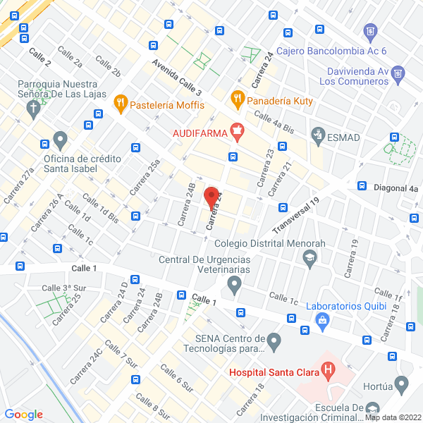 Mapa de Refrigeración Gutierrez