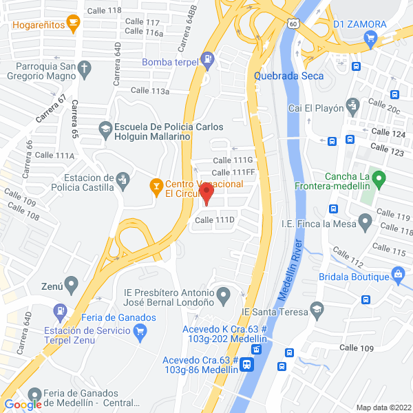 Mapa de Refrigeracion Industrial S.A.S.