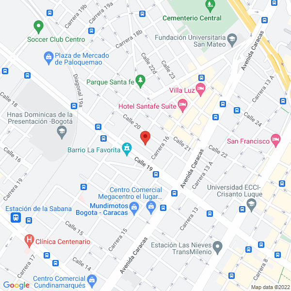 Mapa de Refrit Acnica