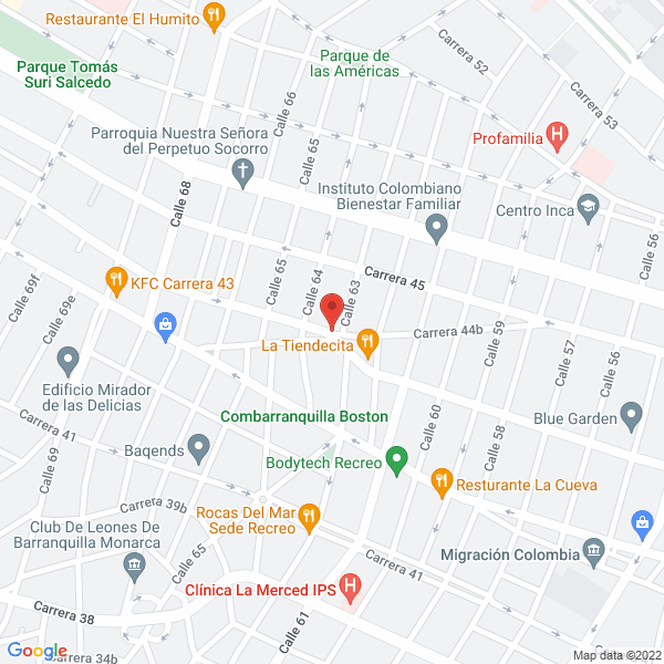 Map of Repuestos Y Servicios La 44