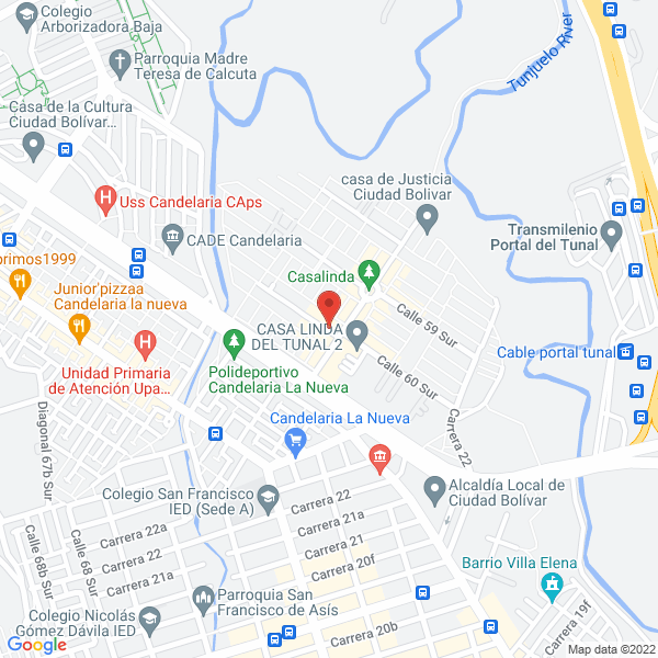 Mapa de Restaurante Y Pescadería Casa Linda