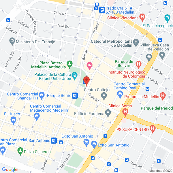 Mapa de Rimax Itagüí