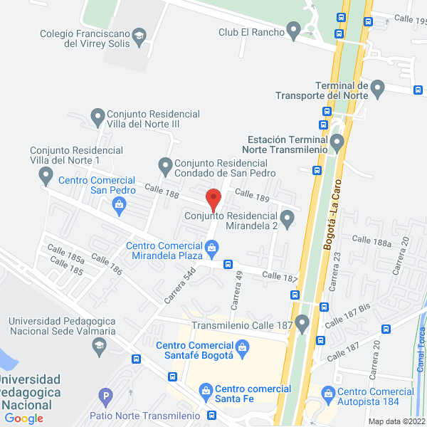 Mapa de Rincón María José Eventos Cabalgatas